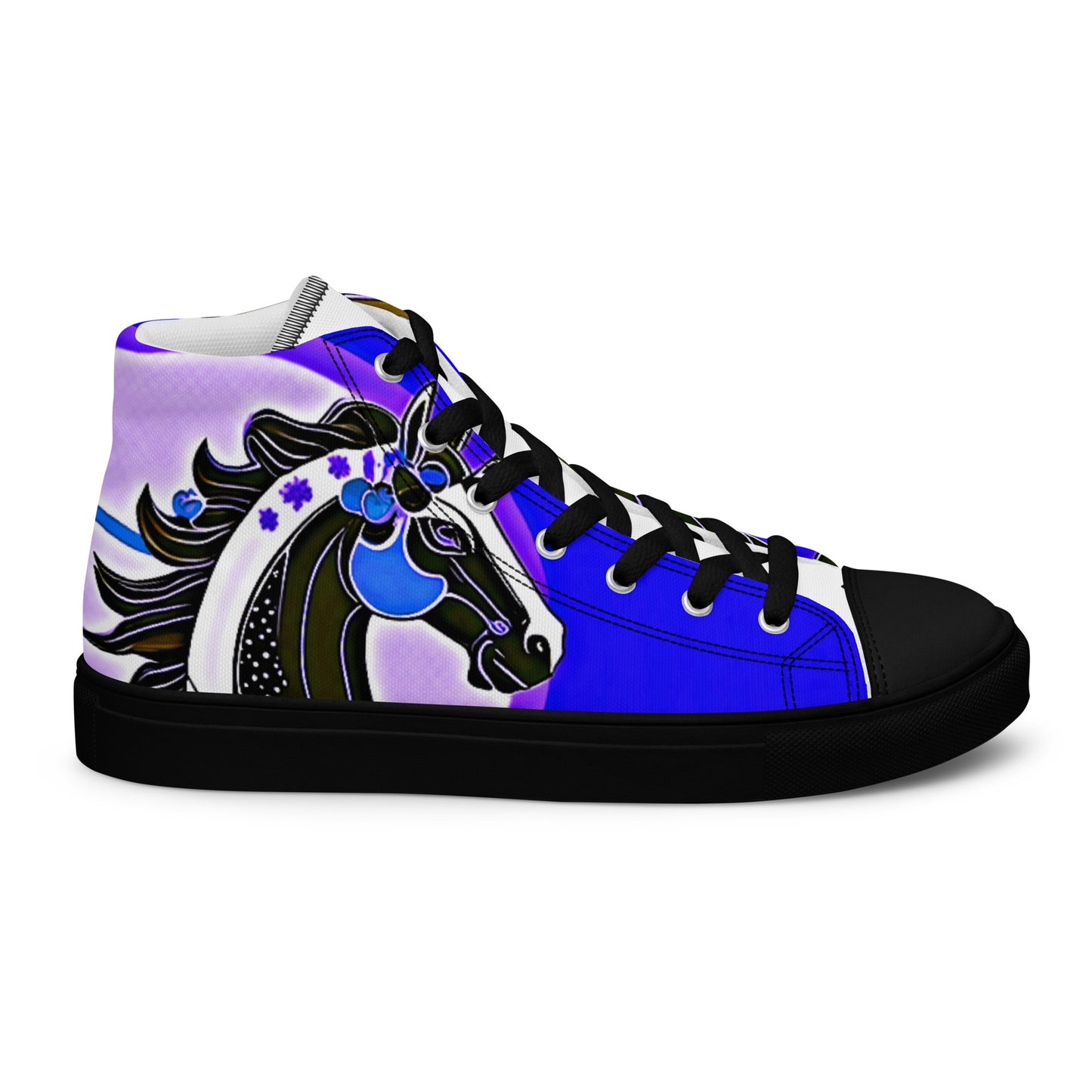 Women's high top canvas sneakers