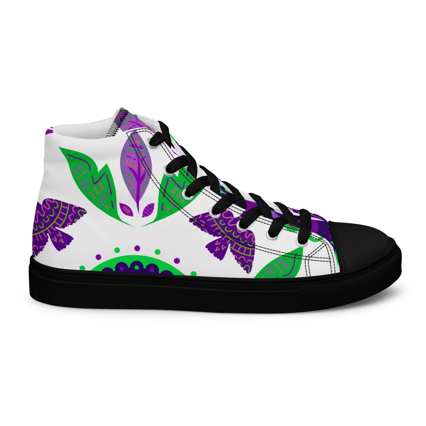 Women's high top canvas sneakers