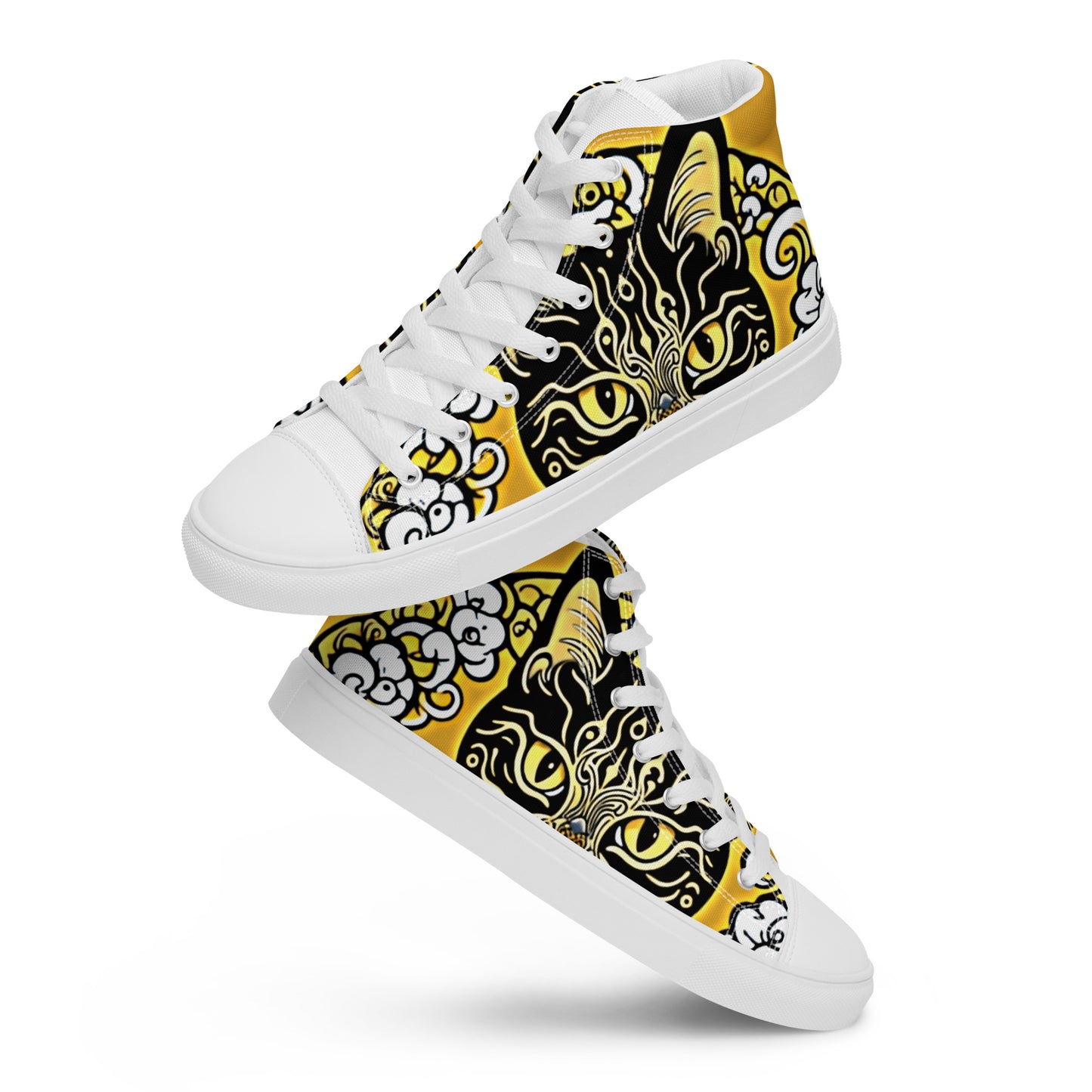 Women's high top canvas sneakers