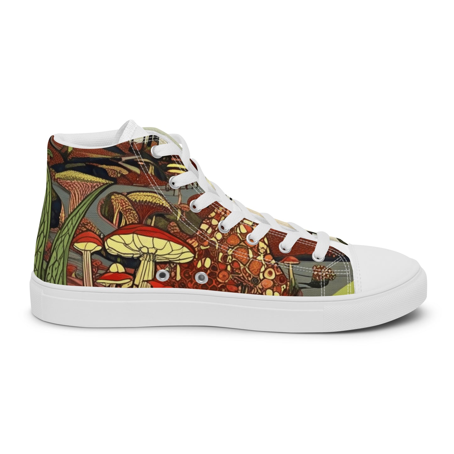 Women's high top canvas sneakers