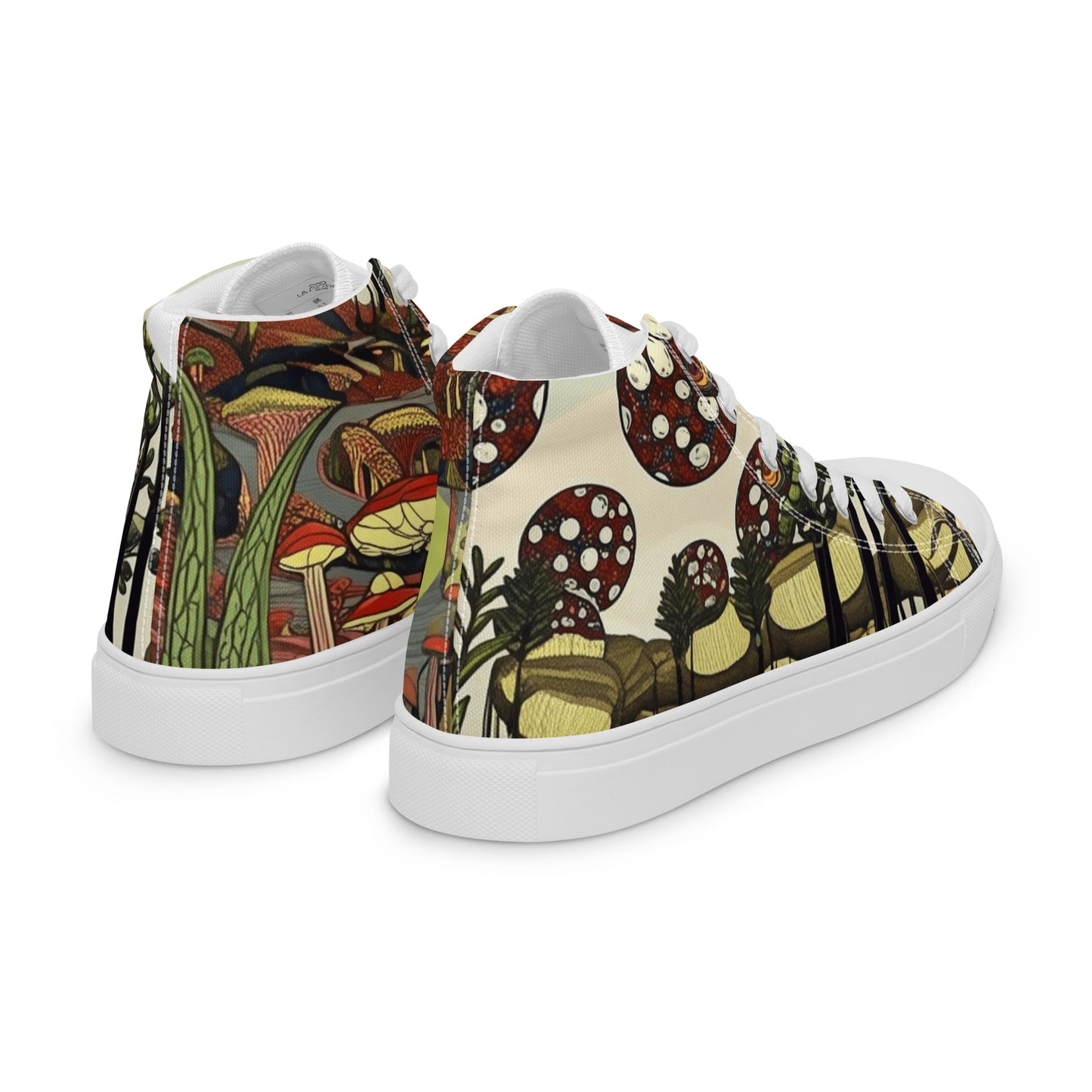 Women's high top canvas sneakers